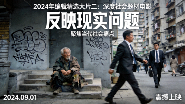 2024年编辑精选大片二：深度社会题材电影海报，反映现实问题